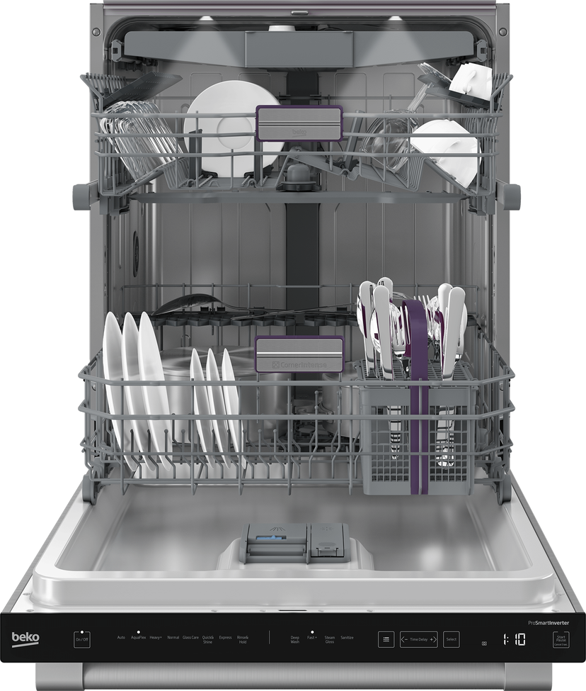 Beko DDT38532XHW 24 Inch Fully Integrated Dishwasher With Pro Handl...