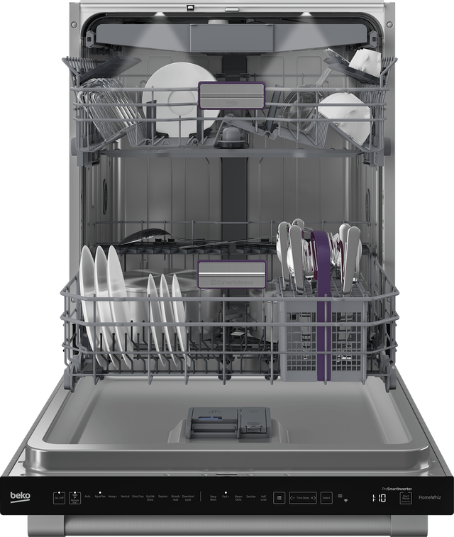 Beko DDT39434X 24 Inch Fully Integrated Dishwasher with 16 Place ...