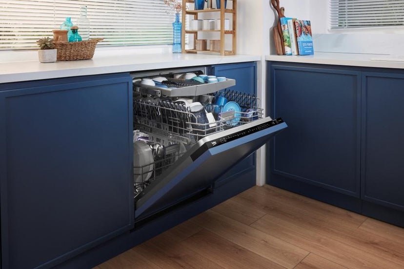 Beko DIT39434 24 Inch Fully Integrated Dishwasher with 16 Place ...