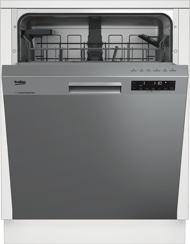 Beko DUT25401XHW 24 Inch Semi-Integrated Dishwasher With Pocket Han...