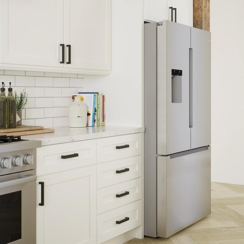 Bosch B36FD10ENS 36 Inch French Door Refrigerator: Stainless Steel