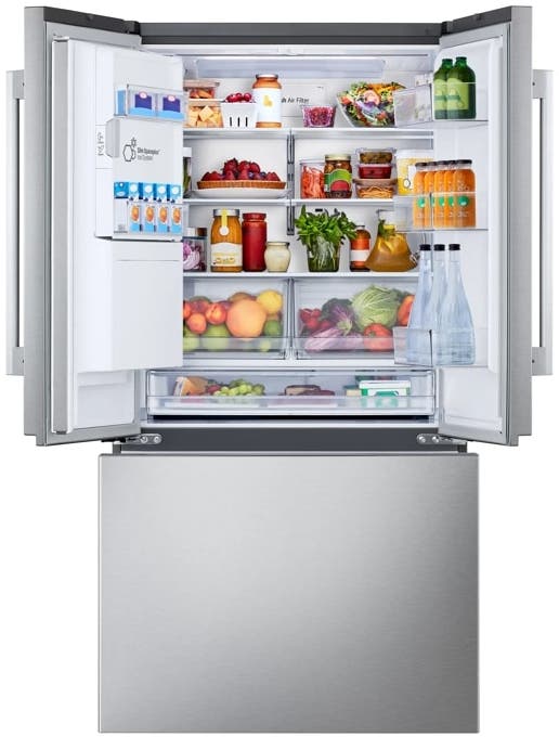 LG LF24Z6530S Printproof Stainless Steel