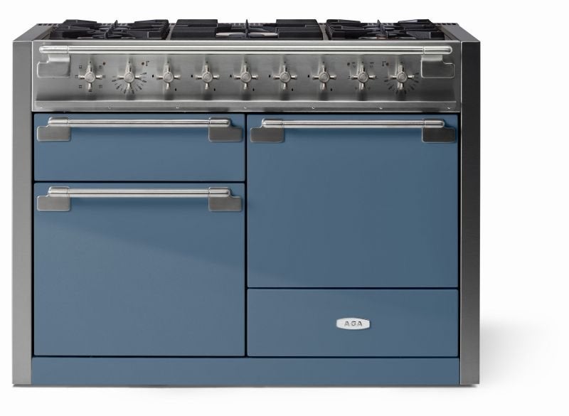 AGA AEL481INSTB Elise Series 48 Inch Freestanding Induction Range ...