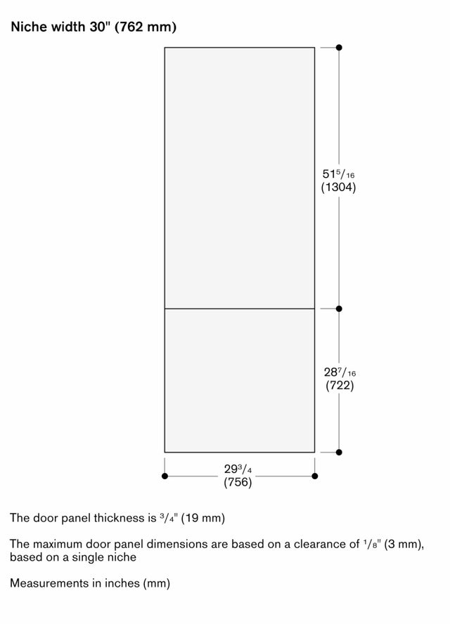 Gaggenau RVB477790 30 Inch Two Door Bottom Freezer Refrigerator With ...