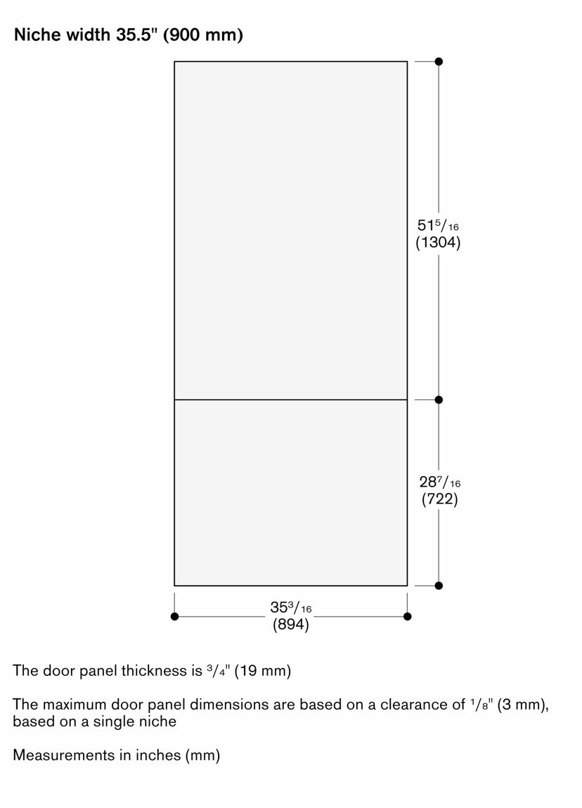 Gaggenau RVB497790 36 Inch Two Door Bottom Freezer Refrigerator With ...