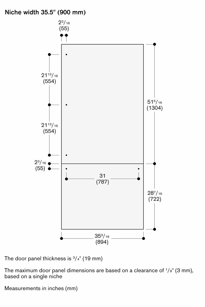 Gaggenau RVB497790 36 Inch Two Door Bottom Freezer Refrigerator With ...