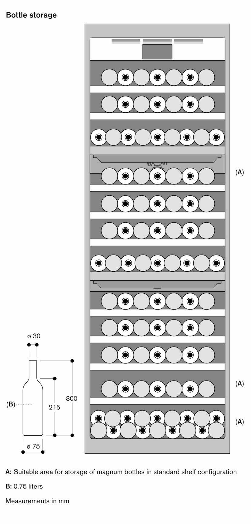 Gaggenau RW466765 24 Inch Wine storage unit, Home Connect: 