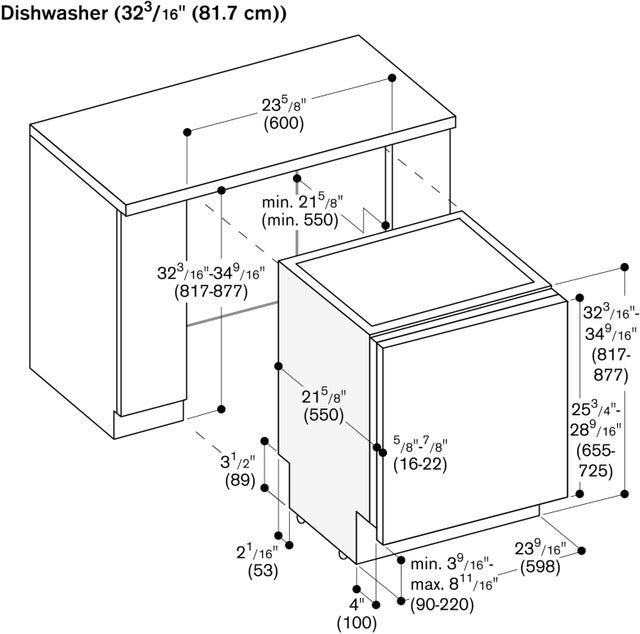 Gaggenau DF210701 200 Series 24 Inch Dishwasher Euro Tub ADA: Stainl...