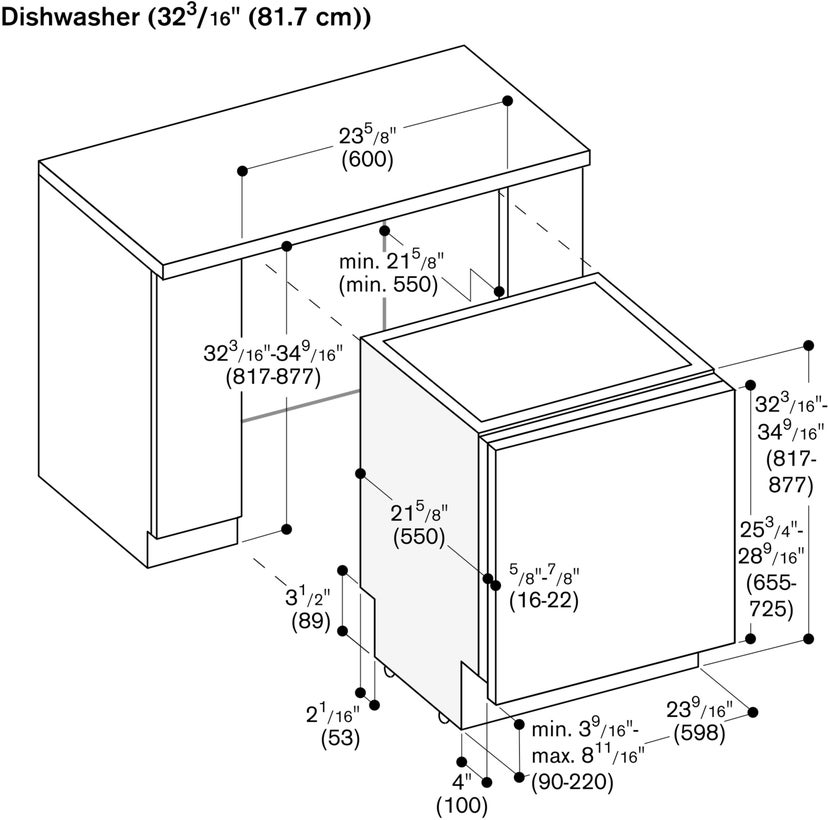 Gaggenau DF210701 200 Series 24 Inch Dishwasher Euro Tub ADA: Stainl...