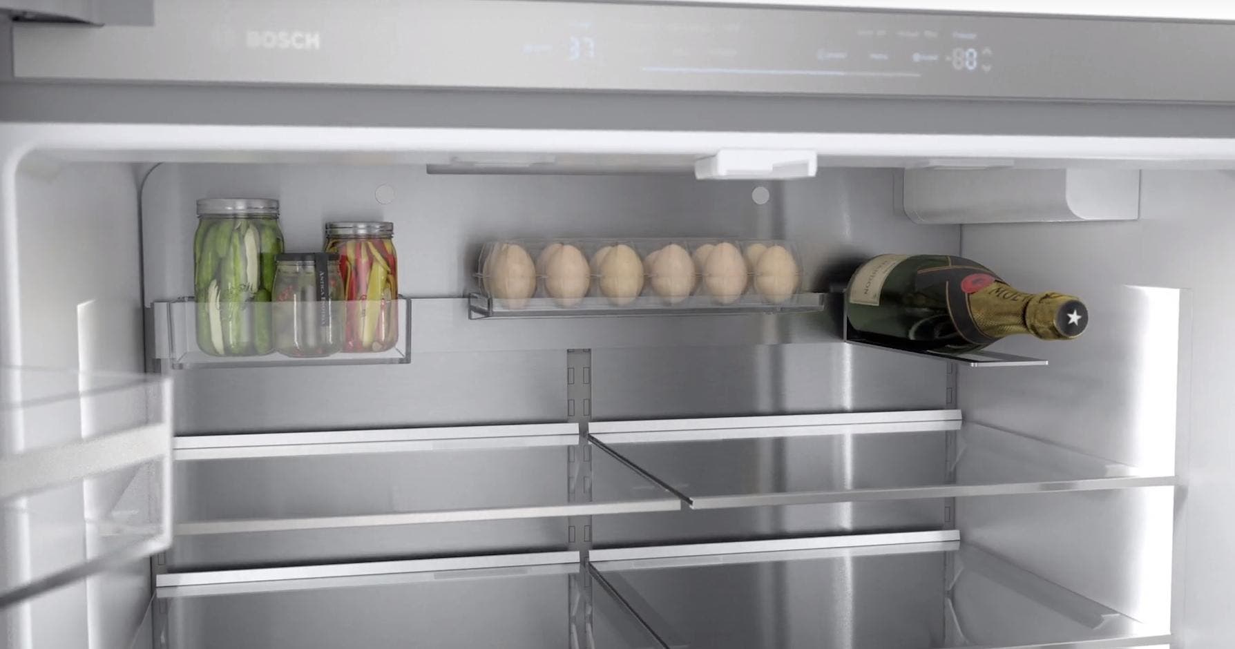 Bosch B36CL81ENG Glass over Stainless Steel