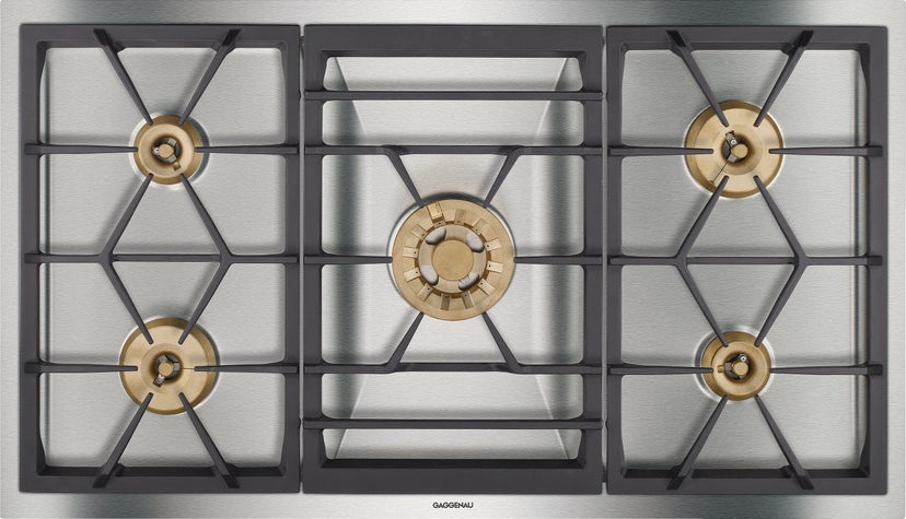 Gaggenau VG491211CA 36 Inch Gas Cooktop With Simmer Burner, Continuous...