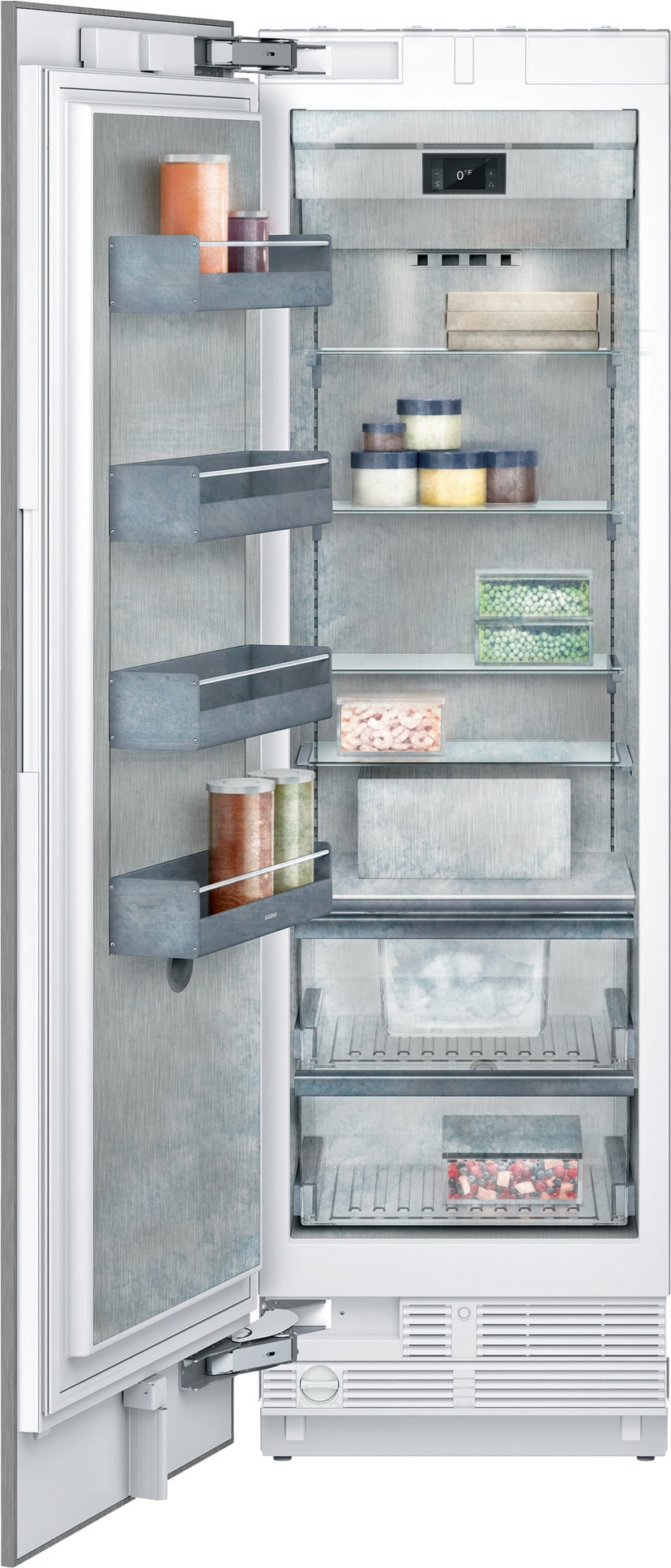 Gaggenau RF461705 24 Inch Built-In Smart All Freezer Column with 12....