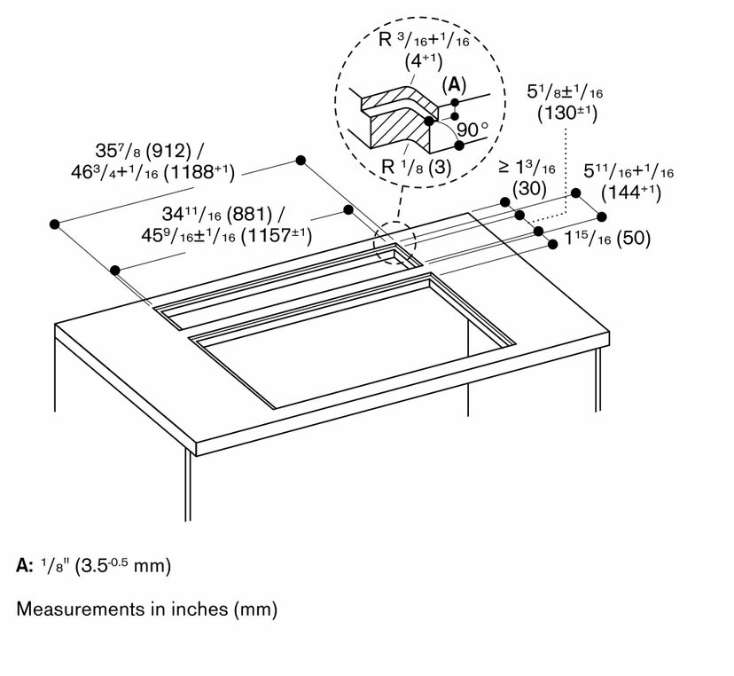 Gaggenau AL400722 48 Inch Downdraft Ventilation with 3 Power Levels,...