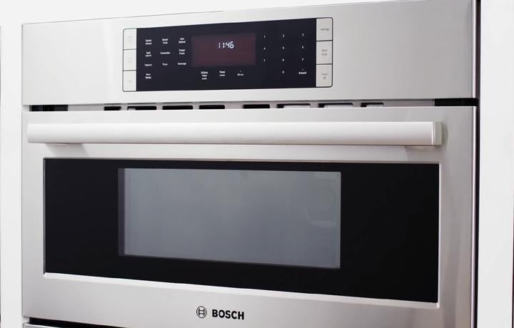 Bosch HBN8451UC 27 Inch Electric Single Wall Oven with European Co...