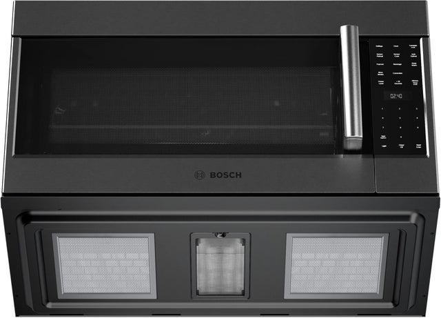 Bosch HMV8045U 800 Series, OTR Convection Microwave: Black Stainl...