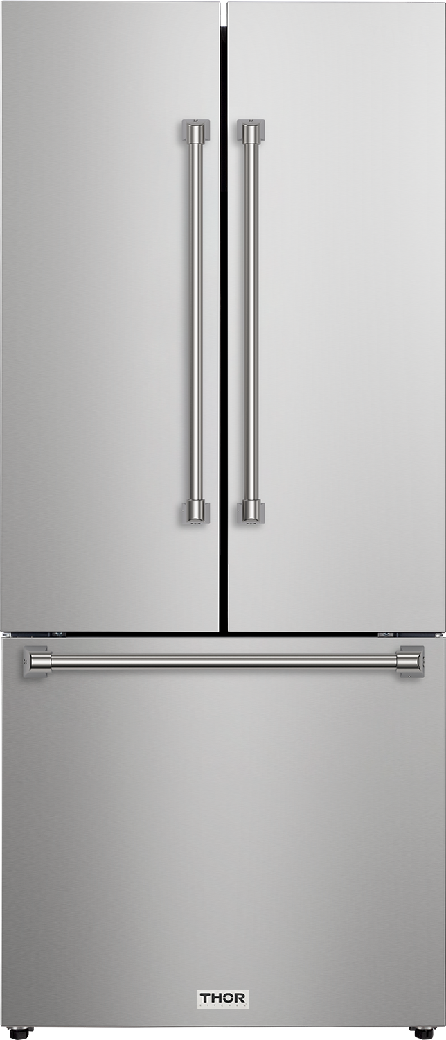 Thor RF3017FFD99 30 Inch 17.7 Cu Ft French Door Counter Depth Refri...