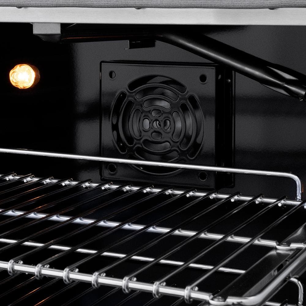 Zline SGRZWM48MB Stainless Steel With White Matte Doors And Matte B...