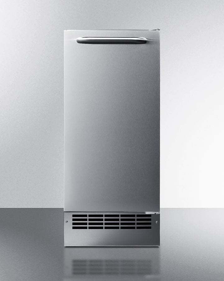 Summit BIM26H34 15 Inch Built-In Ice Maker with 22 lbs. Storage Ca...