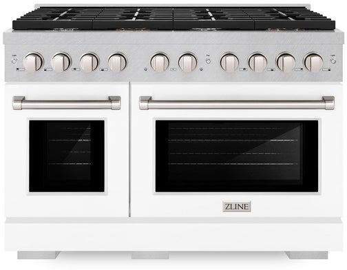 DuraSnow Stainless Steel With White Matte Door