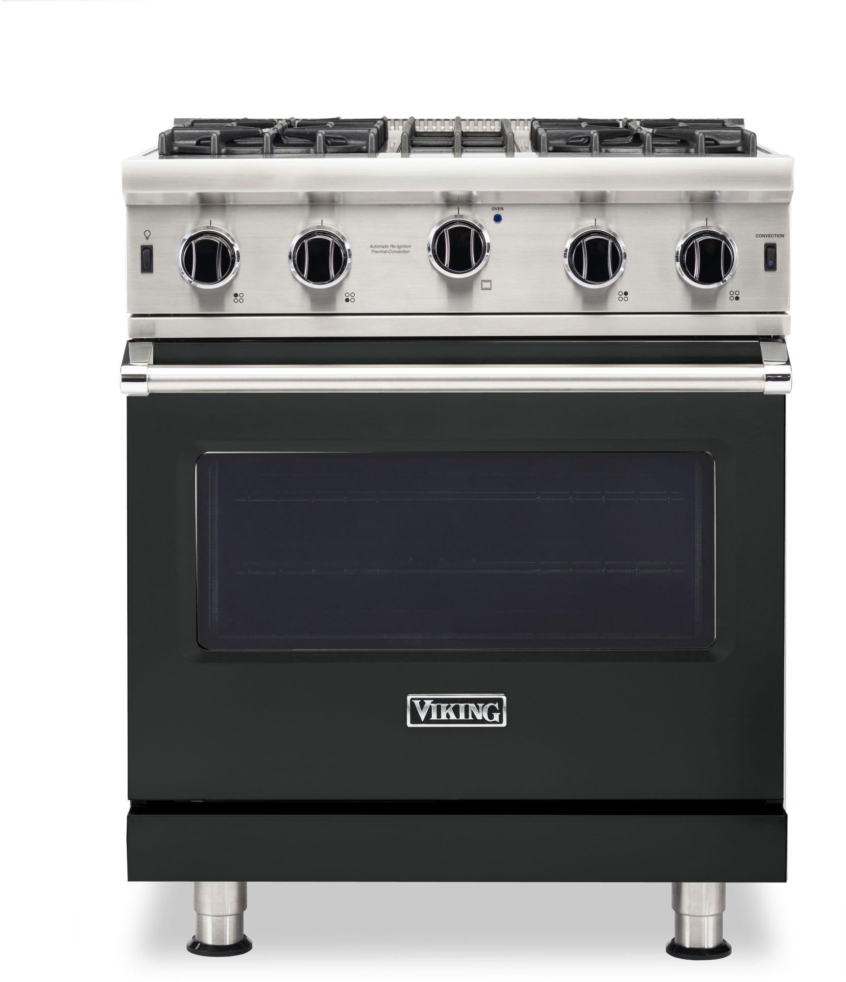 Viking VGIC53024BAN 30 Inch Freestanding Gas Range with 4 Open Burners...