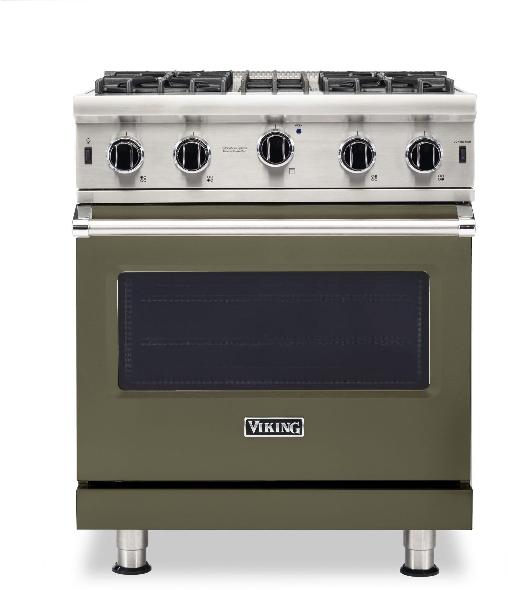 Viking VGIC53024BMA 30 Inch Freestanding Gas Range with 4 Open Burners...