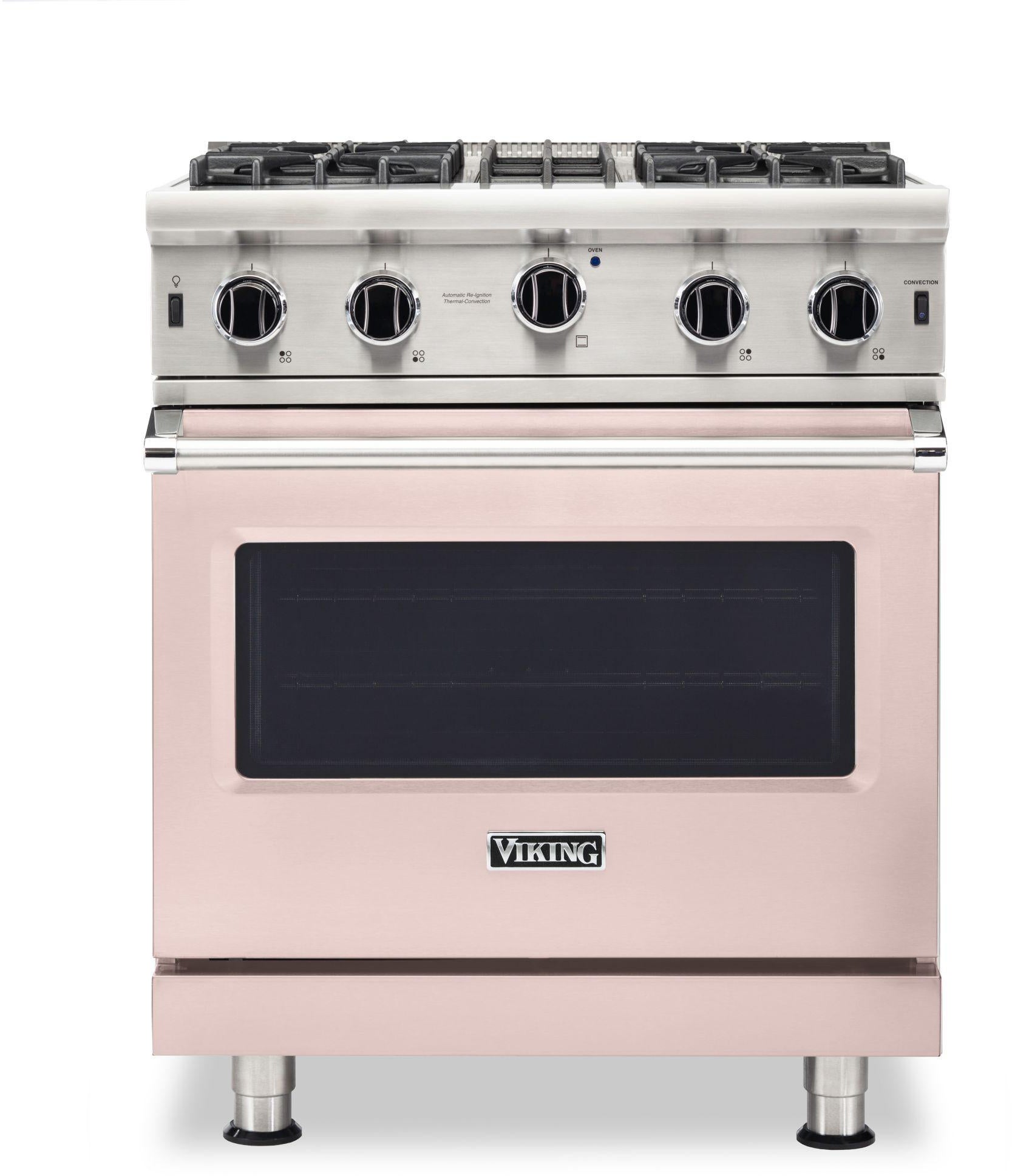 Viking VGIC53024BBH 30 Inch Freestanding Gas Range with 4 Open Burners...