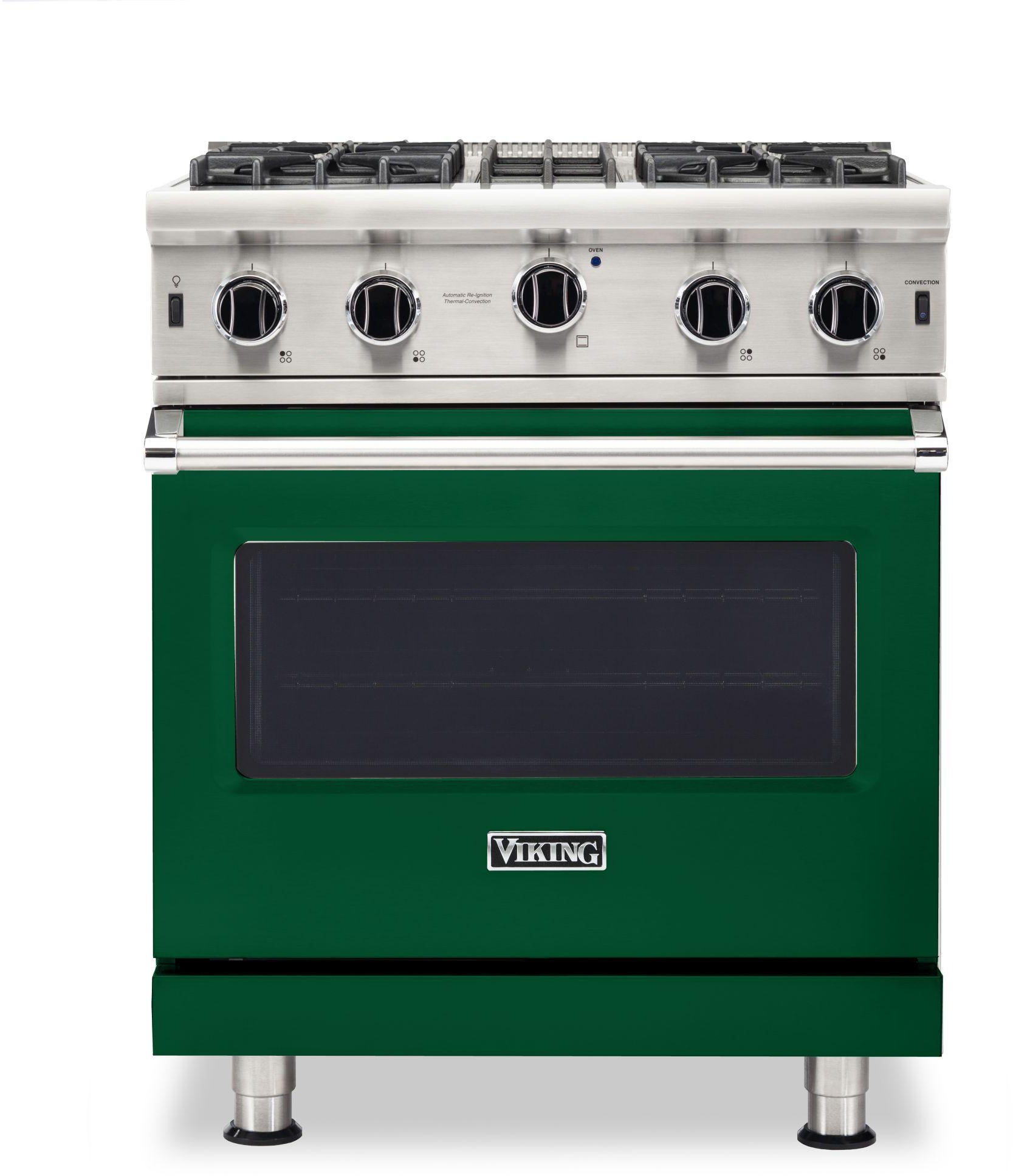 Viking VGIC53024BIV 30 Inch Freestanding Gas Range with 4 Open Burners...