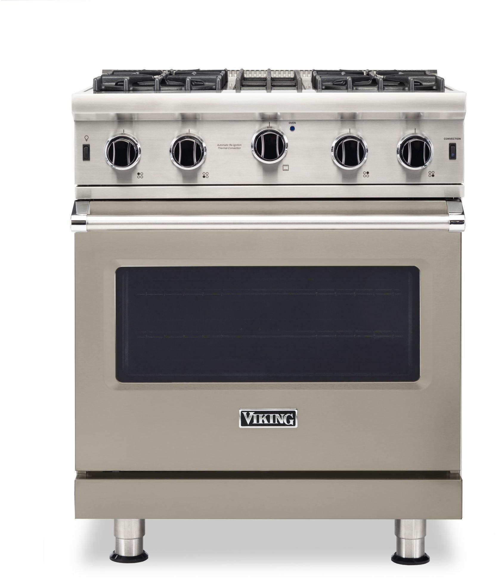 Viking VGIC53024BNA 30 Inch Freestanding Gas Range with 4 Open Burners...