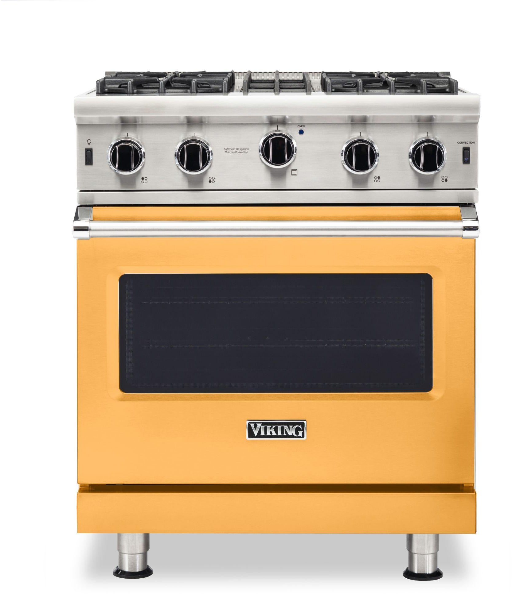 Viking VGIC53024BDA 30 Inch Freestanding Gas Range with 4 Open Burners...