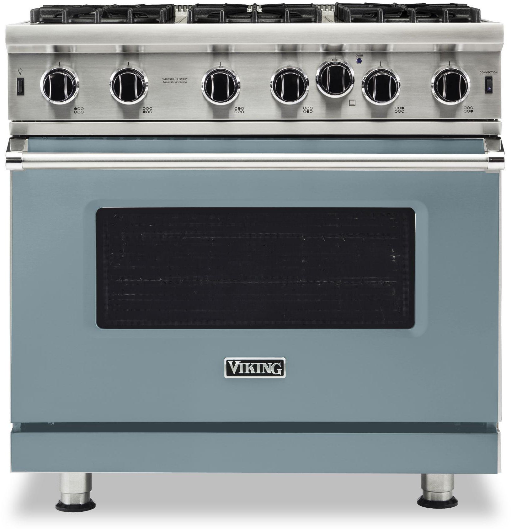 Viking VGIC53626BSS 36 Inch Freestanding Professional Gas Range