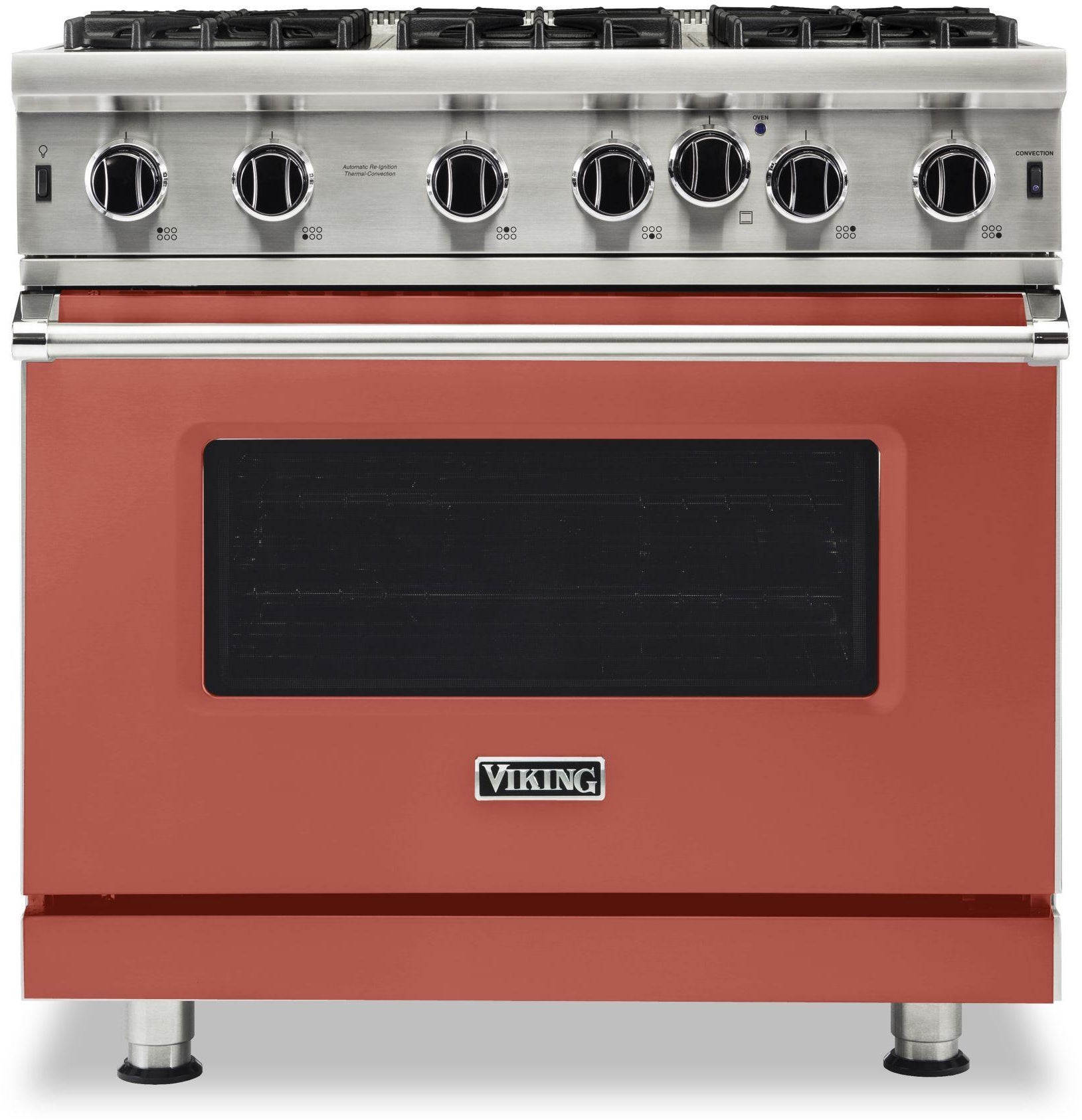 Viking VGIC53626BSC 36 Inch Gas Range with 6 Open Burners: Spiced Cide...