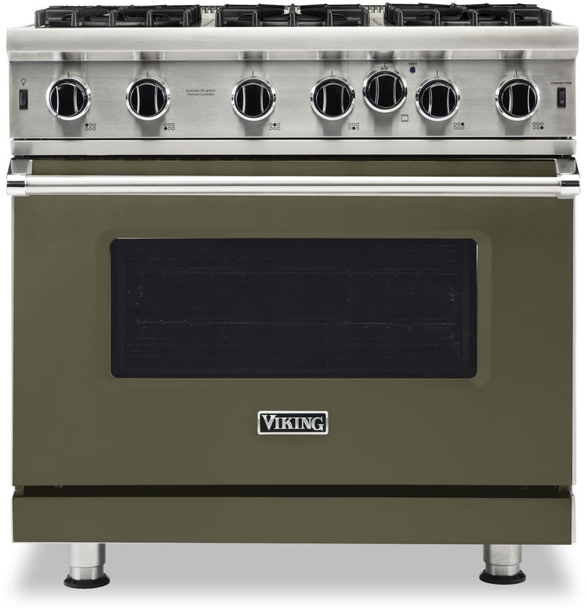 Viking VGIC53626BMA 36 Inch Gas Range wi