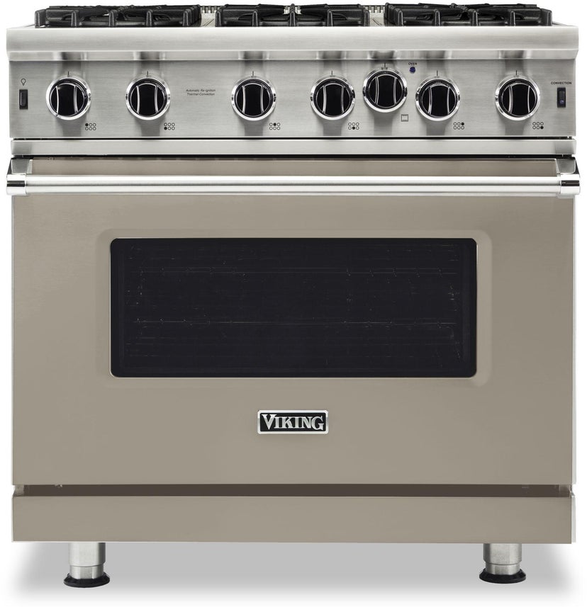 Viking VGIC53626BNA 36 Inch Gas Range with 6 Open Burners: Nantucket