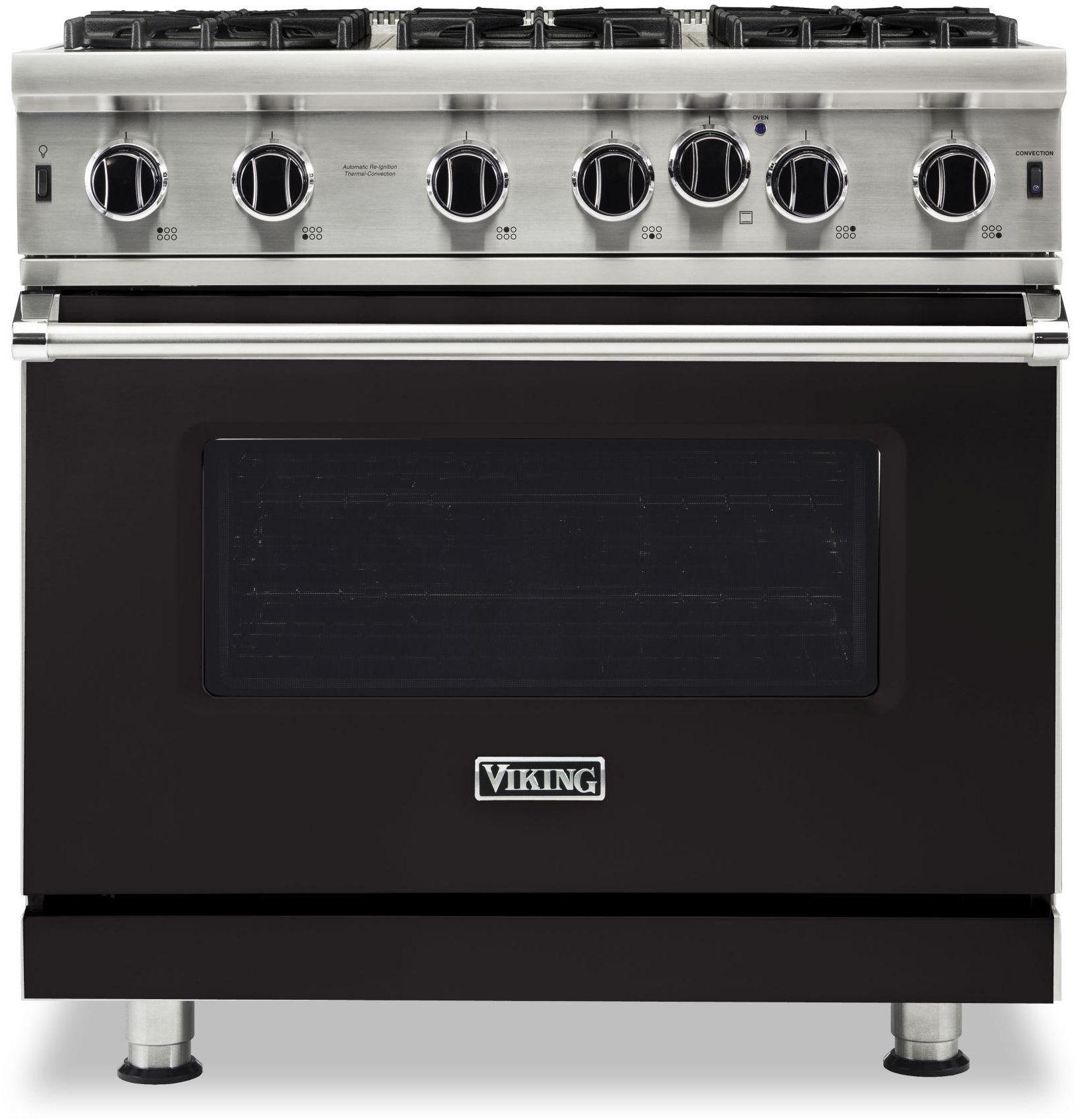 Viking VGIC53626BSBLP 36 Inch Freestanding Professional Gas Range