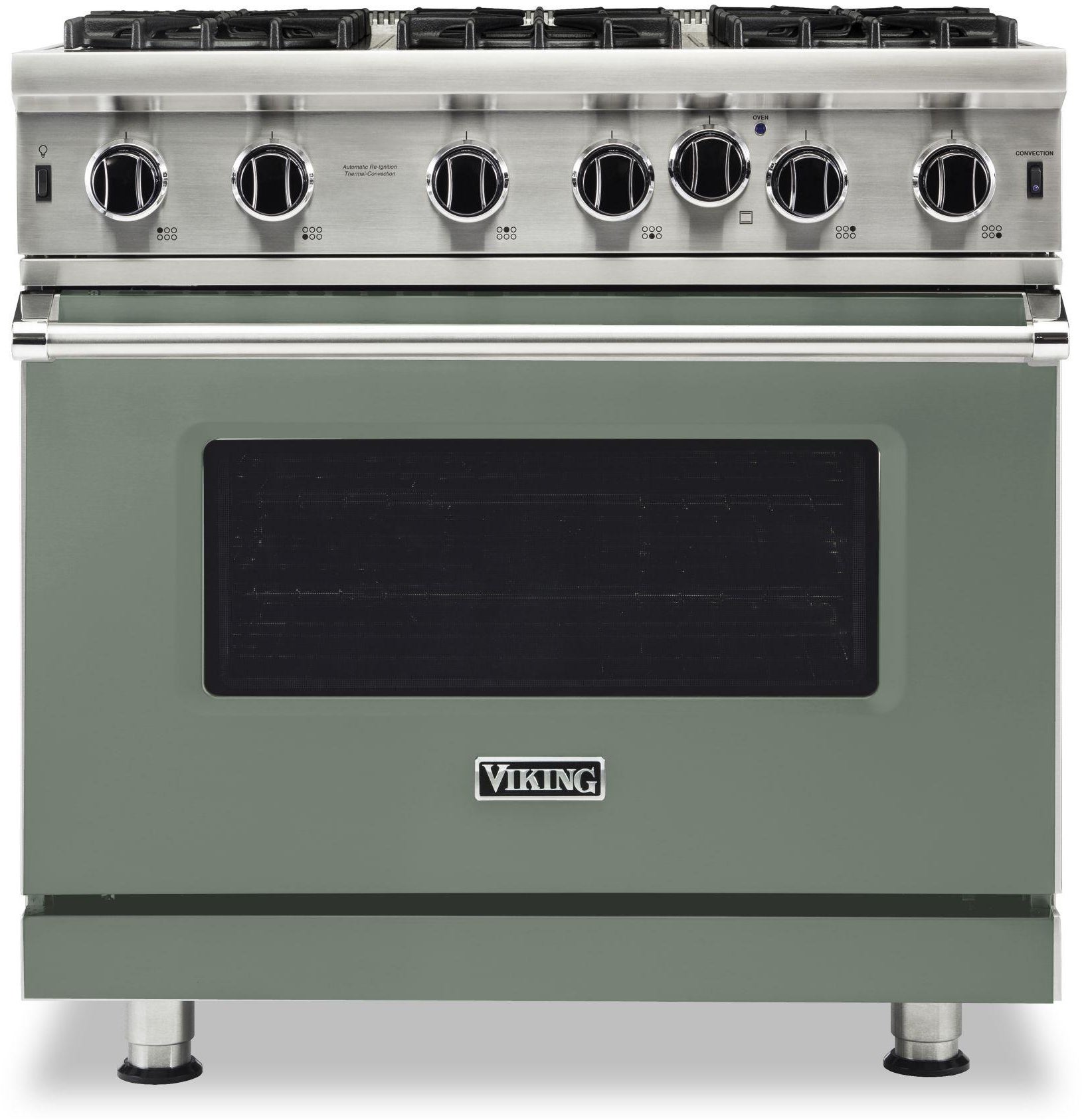 Viking VGIC53626BSS 36 Inch Freestanding Professional Gas Range