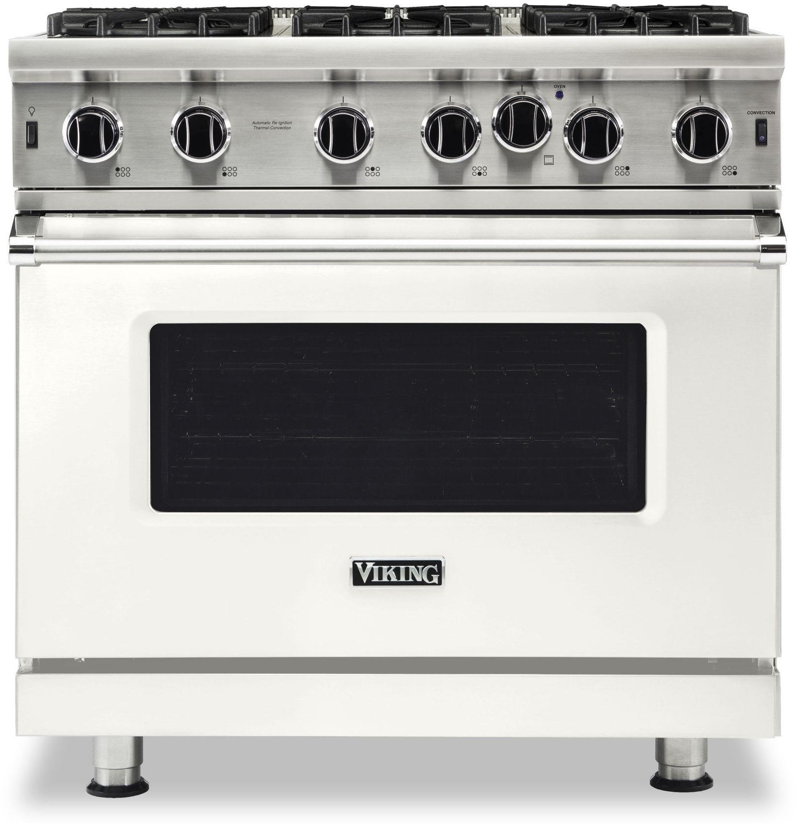 Viking VGIC53626BSSLP 36 Inch Freestanding Professional Gas Range