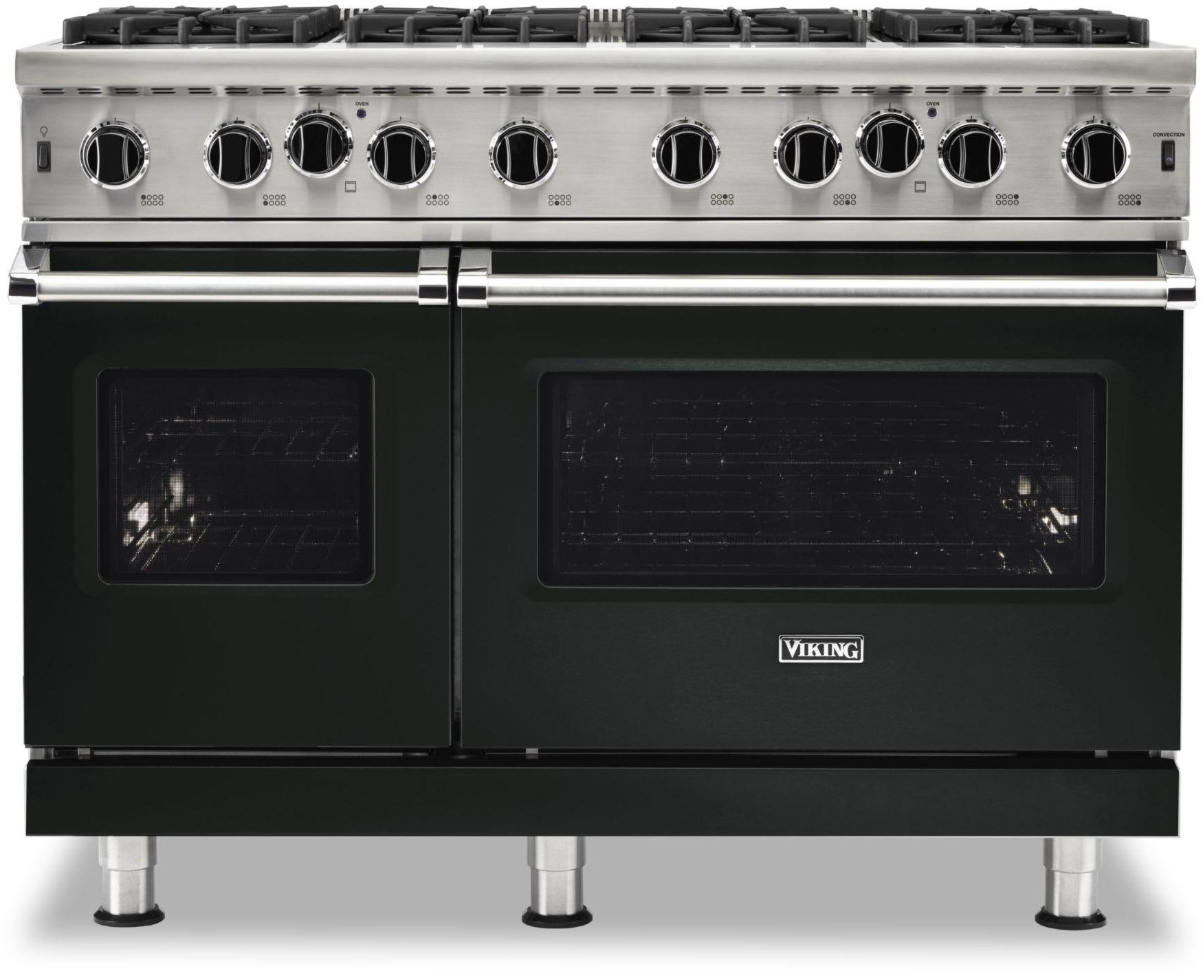 Viking VGIC54828BAN 48 Inch Wide 24 Inch D. Gas Open Burner Range With...