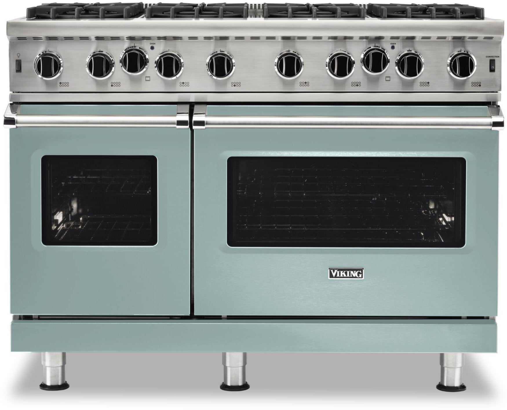 Viking VGIC54828BSS 48 Inch Wide 24 Inch D. Gas Open Burner Range