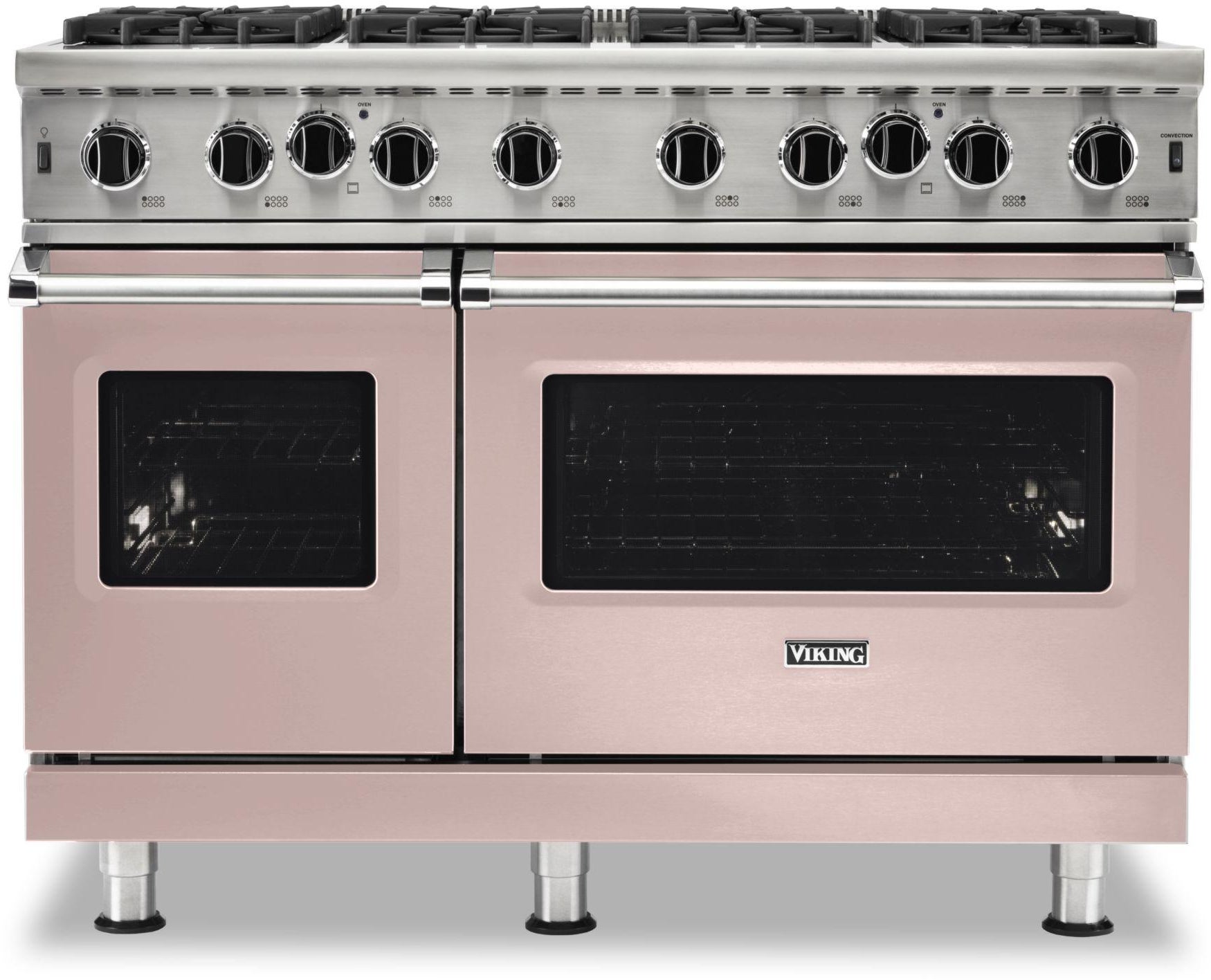 Viking VGIC54828BBH 48 Inch Wide 24 Inch D. Gas Open Burner Range With...