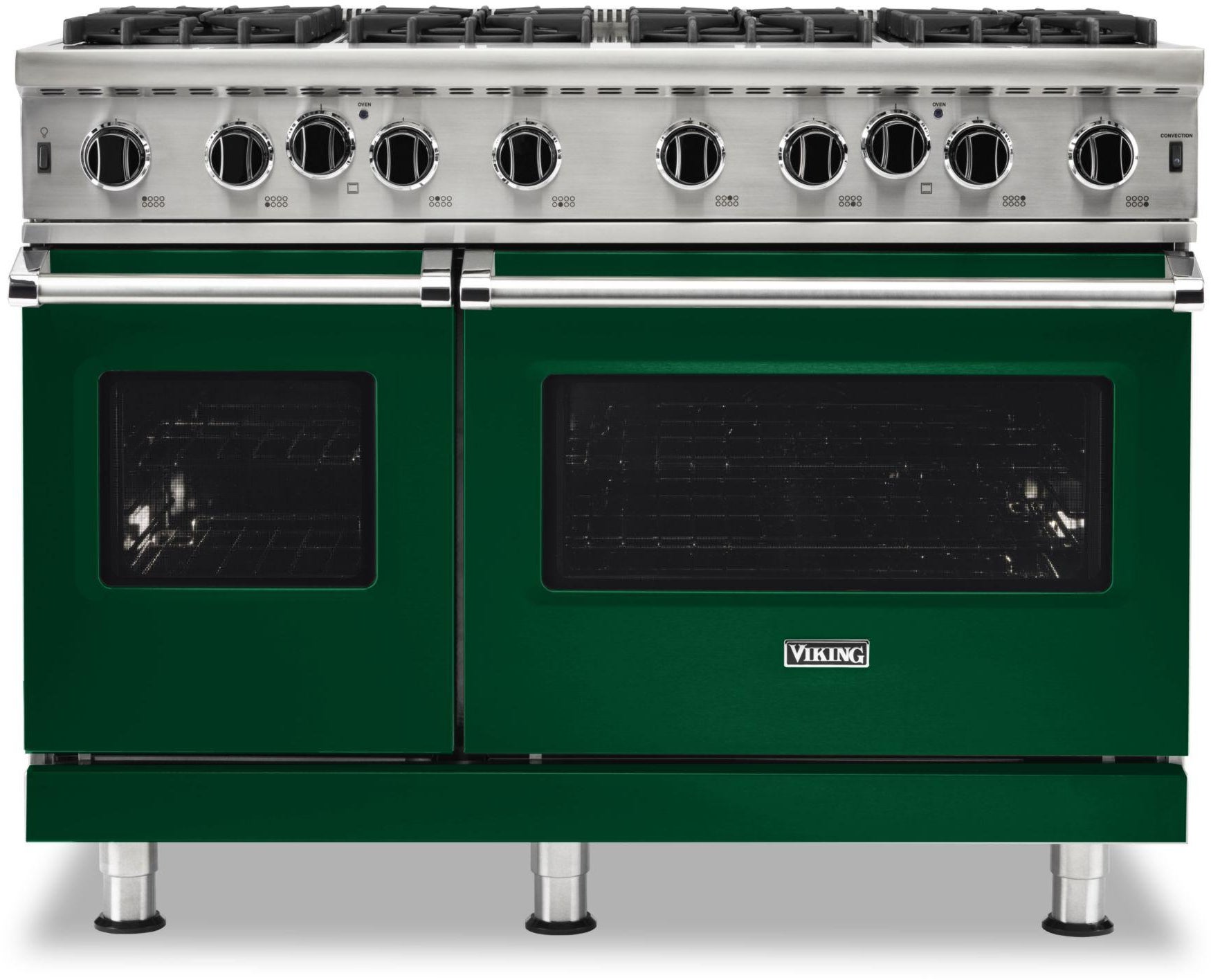 Viking VGIC54828BIV 48 Inch Wide 24 Inch D. Gas Open Burner Range With...