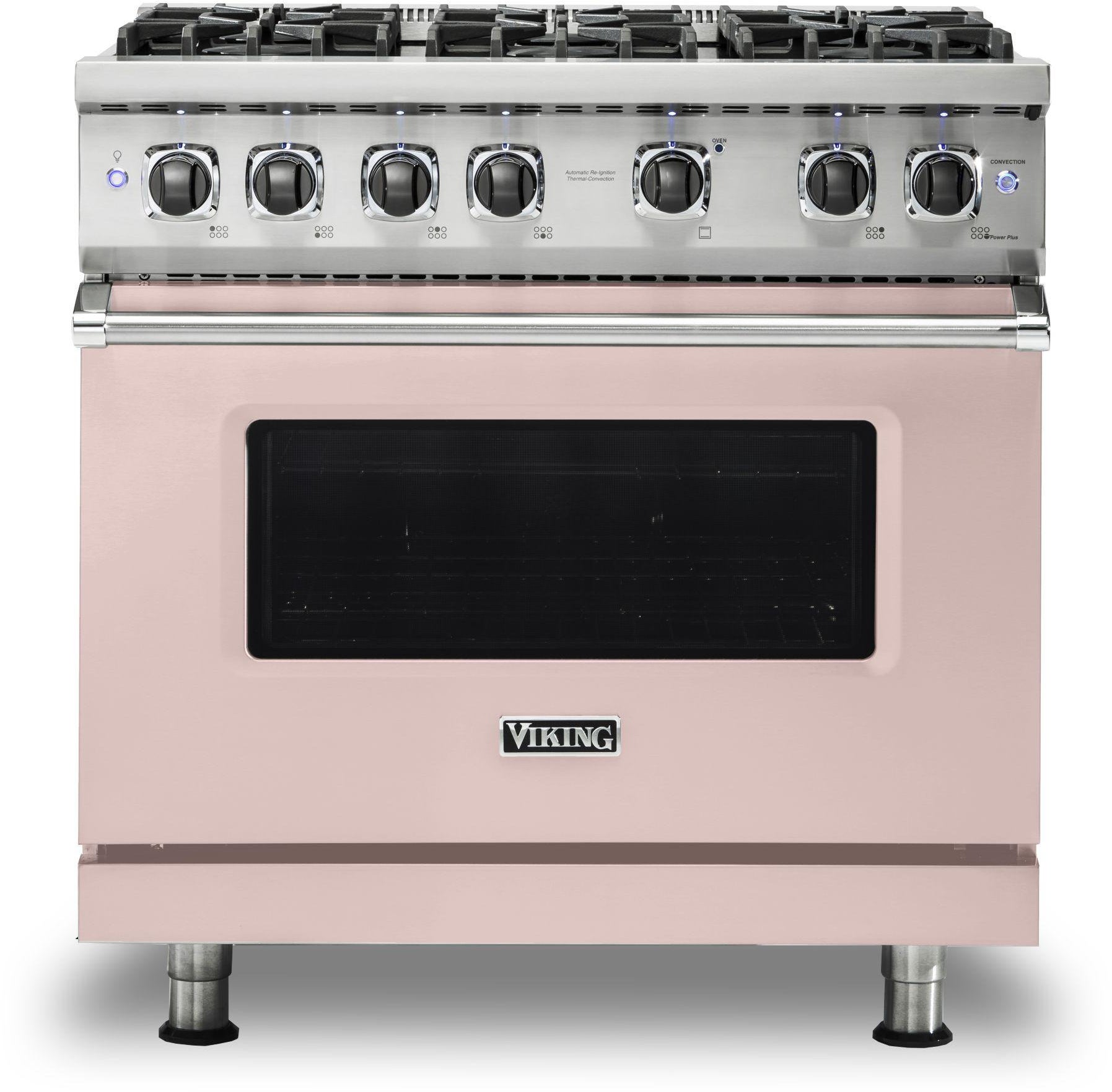 Viking VGR5366BBH 36 Inch Freestanding Professional Gas Range with 6...