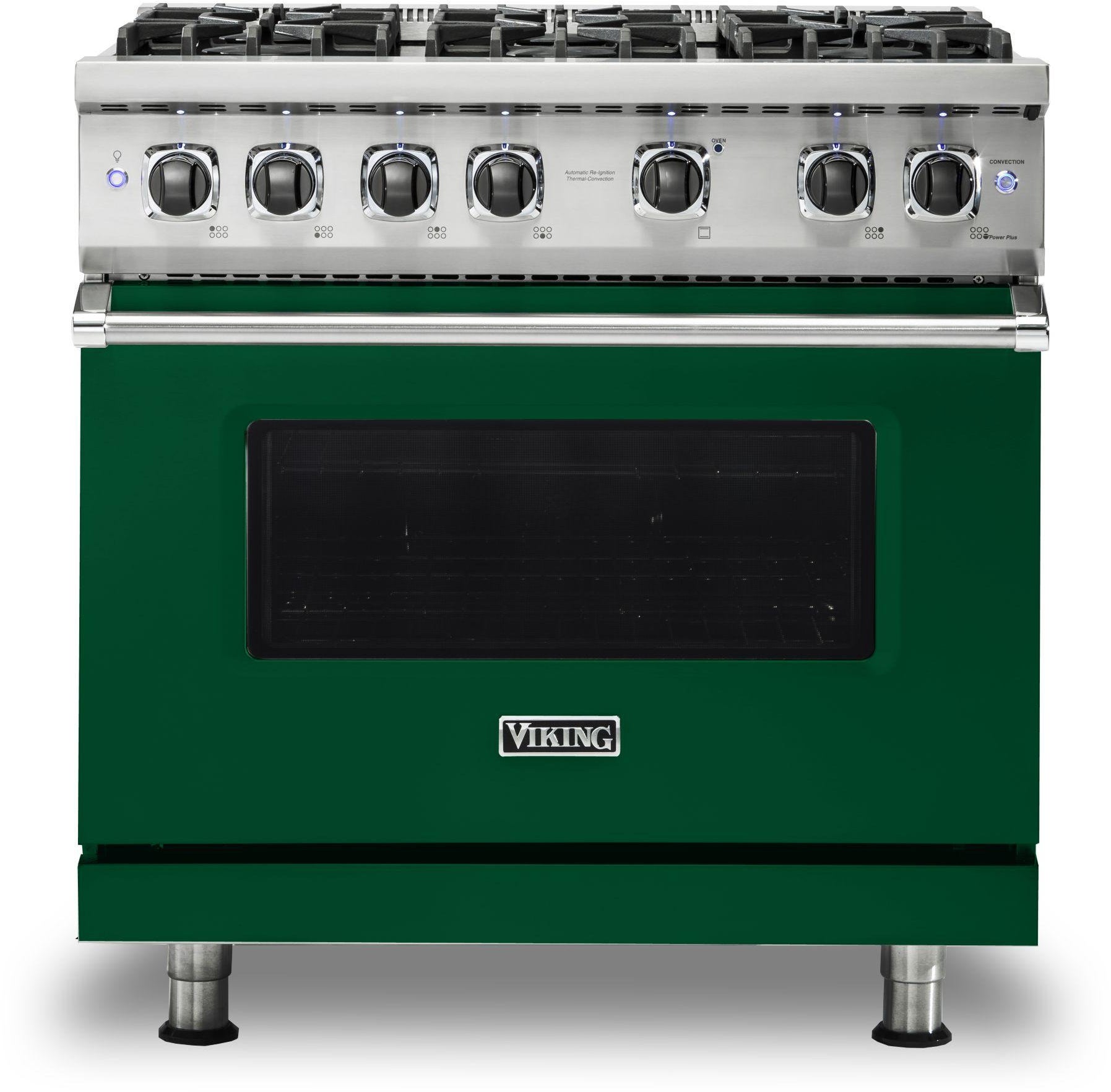 Viking VGR5366BIV 36 Inch Freestanding Professional Gas Range with 6...