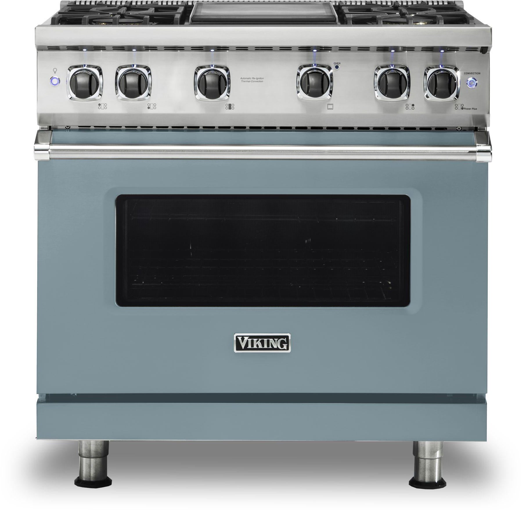 Viking VGR5364GNS 36 Inch Freestanding Professional Gas Range with 4...