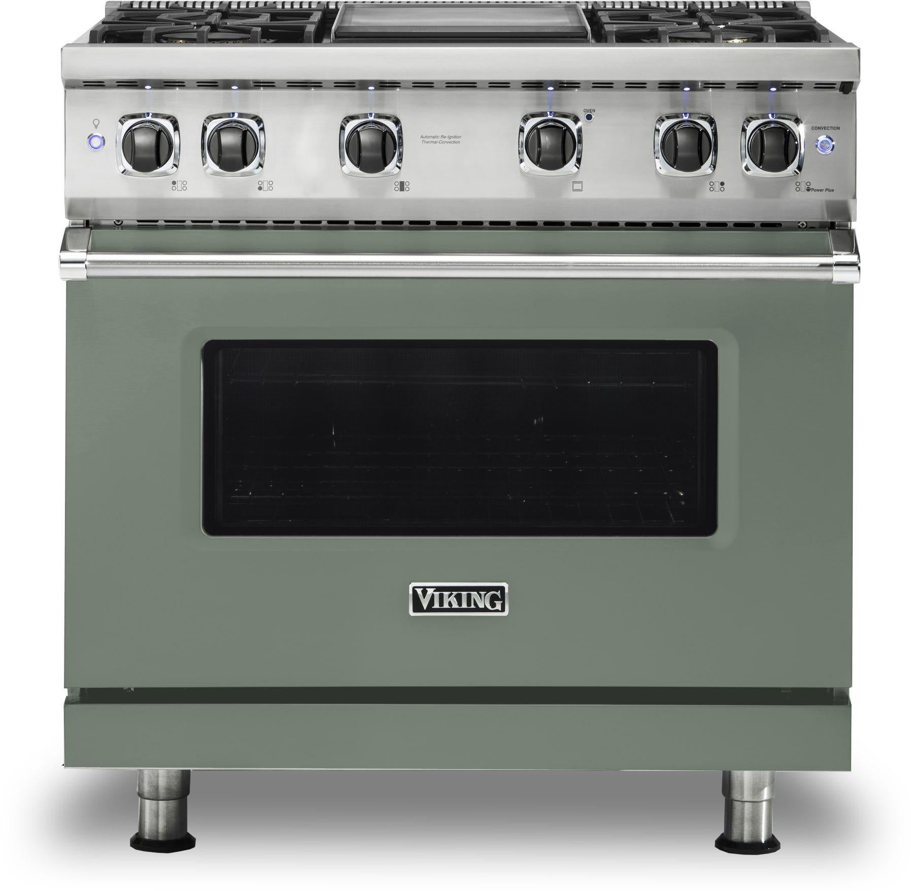 Viking VGR5364GEU 36 Inch Freestanding Professional Gas Range with 4...