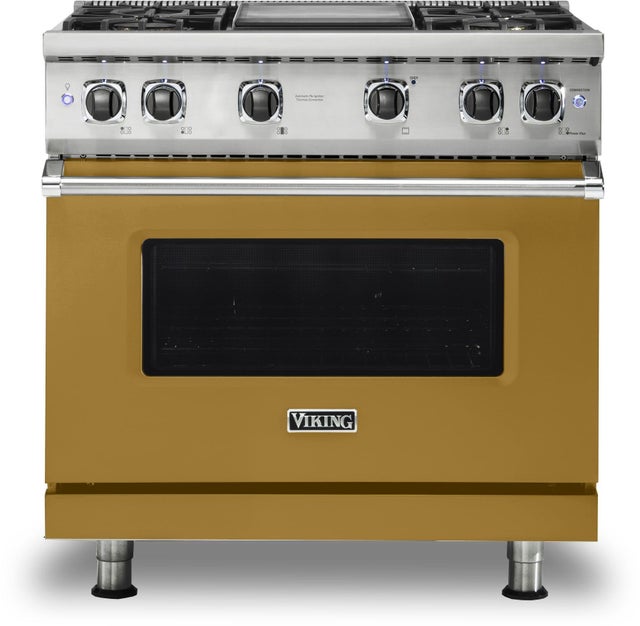 Viking VGR5364GGH 36 Inch Freestanding Professional Gas Range with 4...