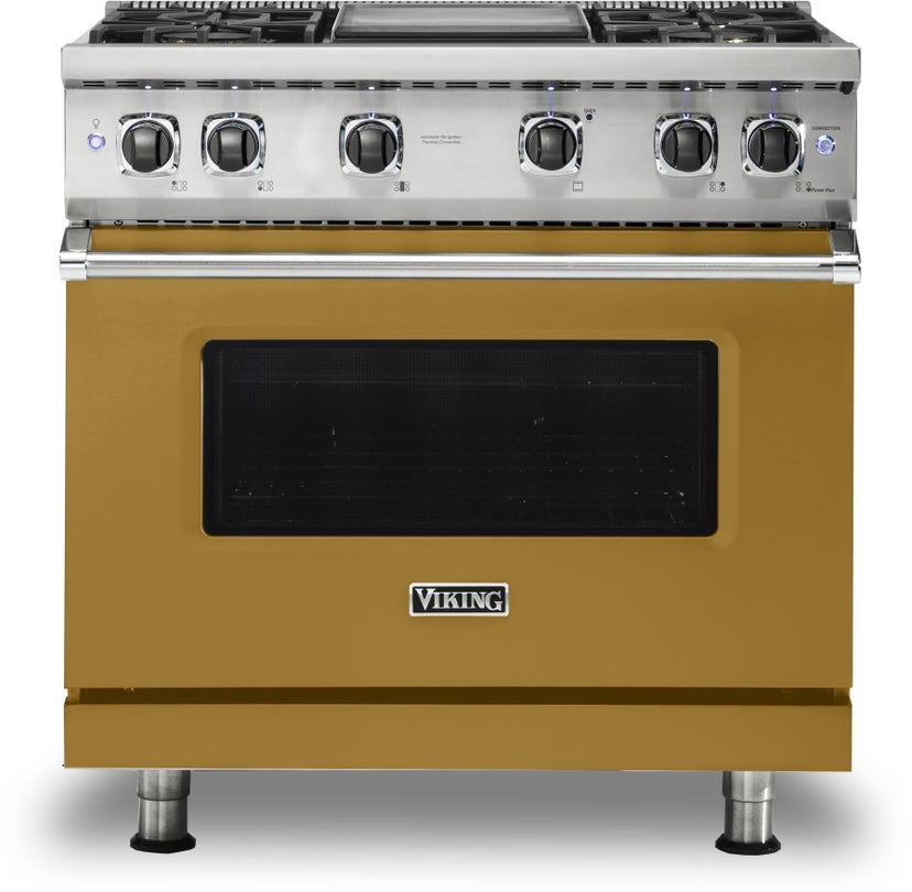 Viking VGR5364GGH 36 Inch Freestanding Professional Gas Range with 4...