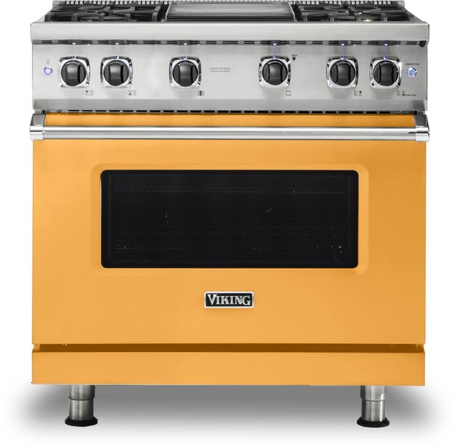 Viking VGR5364GDA 36 Inch Freestanding Professional Gas Range with 4...