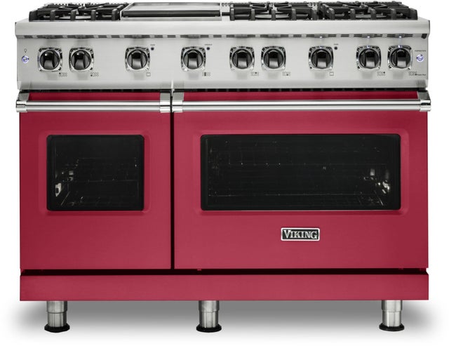 Viking VGR5486GVALP 48 Inch Freestanding Professional Gas Range with 6...