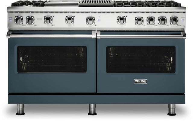 Viking VGR5606GQSQ 60 Inch Freestanding Gas Range with 6 Sealed Burne...