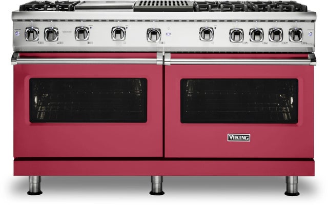 Viking VGR5606GQVA 60 Inch Freestanding Gas Range with 6 Sealed Burne...